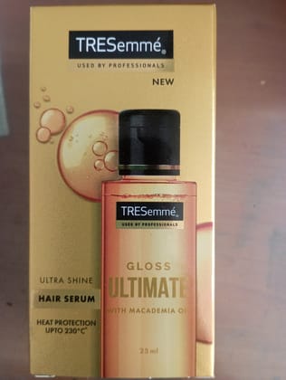 Tresemme gloss ultimate with macademia oil