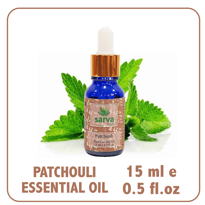 Patchouli Essential Oil | Repels Insects | Relieves Mind, Pain & Inflammation |-15ml