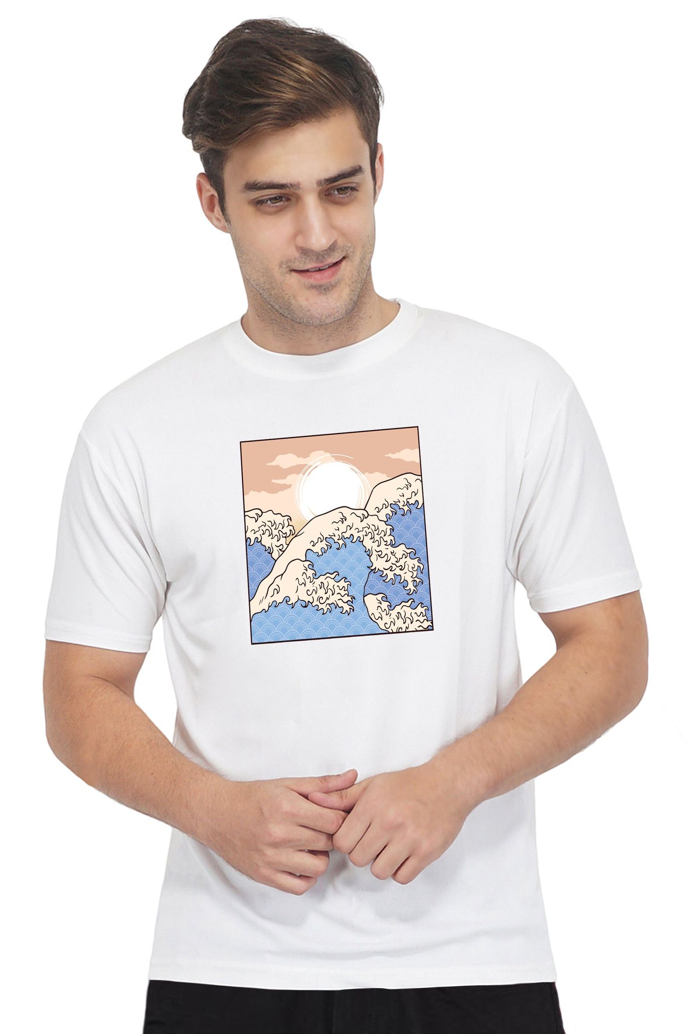Japanese Wave Art-S / White