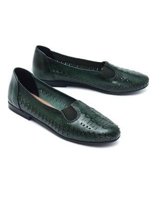 Delco Casual Belly Shoes-41 / D.Green