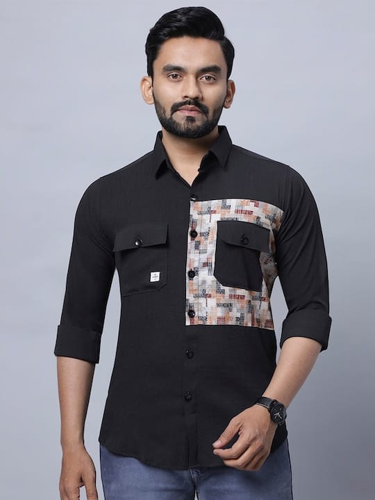 Men Relaxed Opaque Casual Shirt