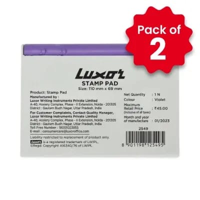 LUXOR STAMP PAD VIOLET