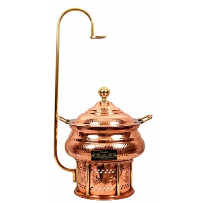 Crockery Wala And Company Copper Steel Chaffing Dish 6 Liters