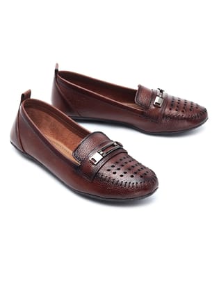 Delco Flat Belly Shoes-41 / Rust