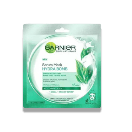 Garnier Skin Naturals Hydra Bomb Face Serum Sheet Mask, 32 gm Pack