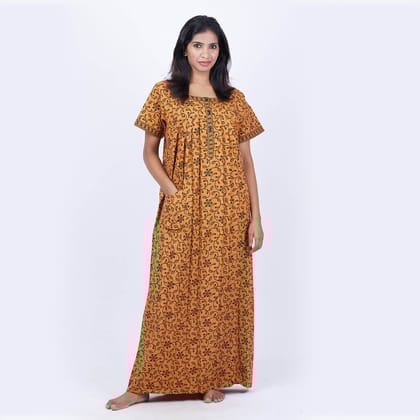 RELAX Cotton Nighty PLEATED M
