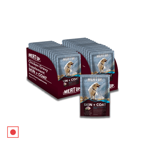 Meat Up Chicken Gravy Supplement, Skin+Coat, 80 gm Pouch