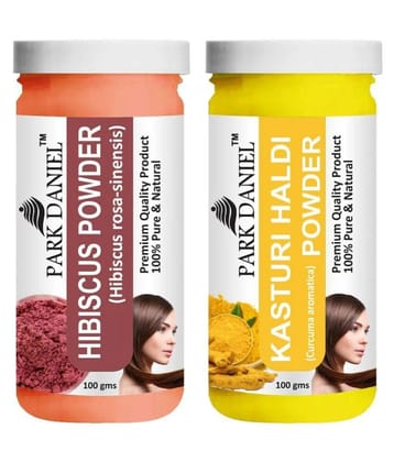 Park Daniel  Hibiscus   & Kasturi Haldi   Powder Hair Mask 200 g Pack of 2