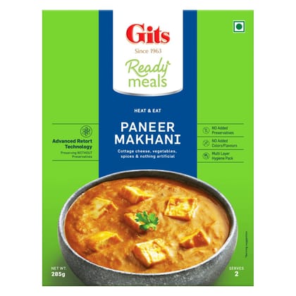 Gits READY MEALS PANEER MAKHANI 285G