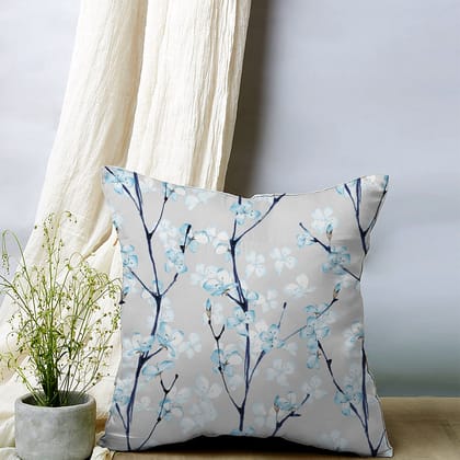 Smooth Elegant Floral Print Cushion Cover - CSN263C-16" x 16" / Set of 5 / Heavy Matte
