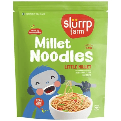 Slurrp Farm Little Millet Noodles, 192 gm