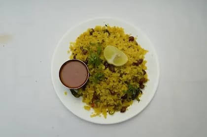 Poha With Chutney