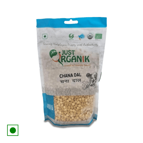 Just Organik Chana Dal, 500 gm Pouch
