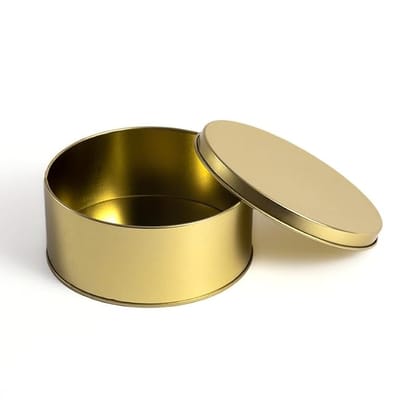 Golden Cake Tin 5.5 * 2.5 Inch-5.5'