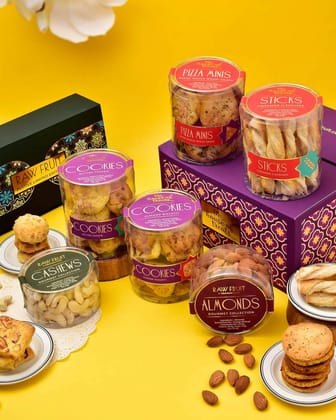 Dry Fruits Combo Pack Dry Fruit Hamper Snack Combo Pack Snacks And Chips Cookies Gift Pack Butter Cookie Dry Fruits & Nuts Snacks Box