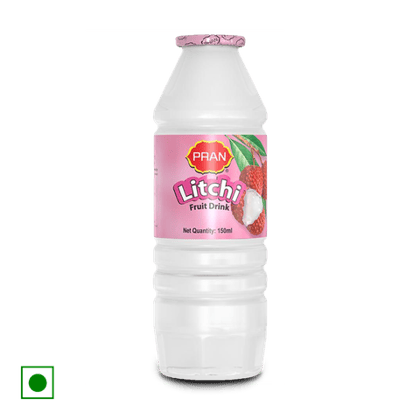 Pran Litchi Fruit Drink, 150 ml Bottle