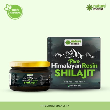 Nature Mania Pure Himalayan Shilajit Resin - 30 gm | For Men and Women