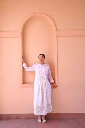 Zeno Dress White-XS