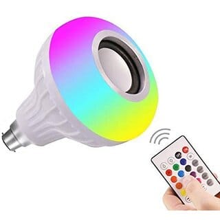 Wox Blub BT Speaker 3 W Bluetooth Speaker Bluetooth v5.0 with 3D Bass Playback Time 10 hrs White