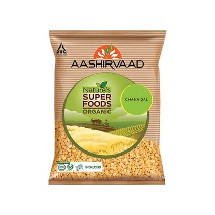 Aashirvaad Organic Chana Dal, 1 kg Pack