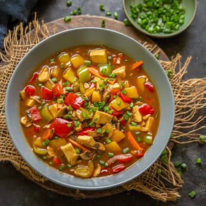 Veg schezwan gravy