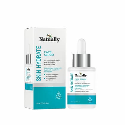 Natually Pure and Natural Hyaluronic Acid Face Serum 15ml-Natually Pure and Natural hyaluronic Acid Face Serum | Multi Weight hyaluronic Niacinamide | 15ML