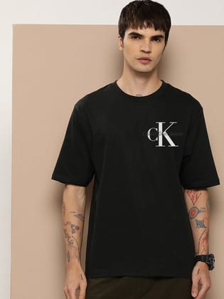 Mens OverSize Printed T-Shirts_(Black)-S