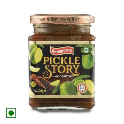 Annapurna Pickle Story - Mango Mustard, 300 gm Jar