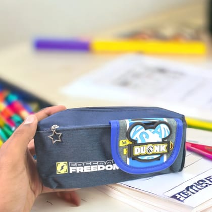 Pencil Pouch With Zipper (1 Pc / 2 Compartment)