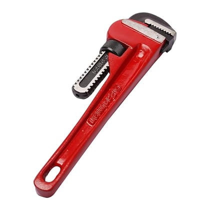 Eastman Pipe Wrenches - Rigid Type Set Of 1Pcs, 12/300 Mm, Non Breakable S.G. Cast Iron I-Beam Handle for Construction & Heavy-Duty Applications for Industrial & Professional Use (E-2049)