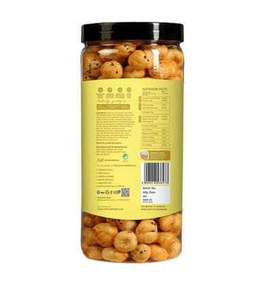 Vishnu Delight Flavoured Cheese & Herbs Organic Makhana Jar, 90g - Nutritious, Tasty, and Sustainably Sourced Fox Nut Snack