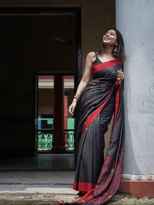 Woven Design Saree