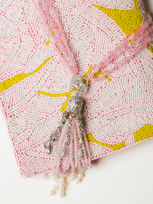 Beaded Necktie for Party and Semi Formals