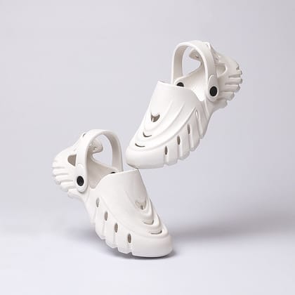 Men's Fashion Summer Hole Sandals-White / 37