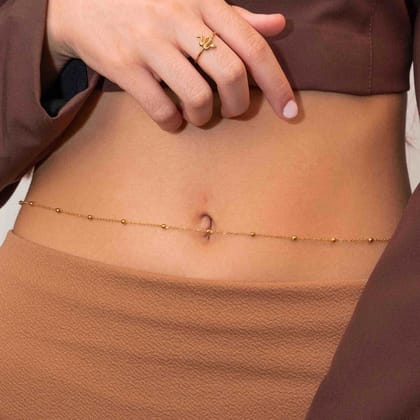 Ambre Belly Gold Chain