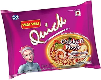 Wai Wai Chicken Pizza Flavour Instant Noodles 75G