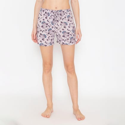 Printed Lounge Shorts For Women Assorted S