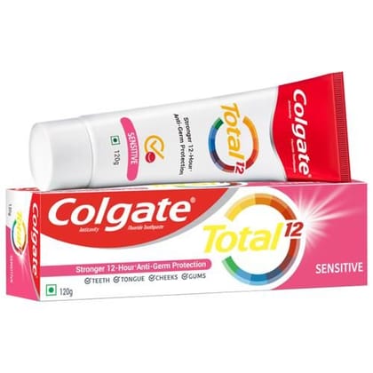 Colgate Total Sensitive Anti-Germ Protection Toothpaste, 120 g