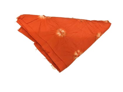 All Over Peach Color Chakari Cotton Satin Than  by KalaSanskruti Retail Private Limited