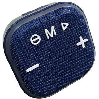 TecSox Mini300 Speaker 6 W Bluetooth Speaker Bluetooth v5.0 with USB,Aux 10 W Bluetooth Speaker (Blue, Stereo Channel)