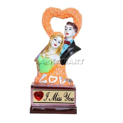 Love Couple Showpiece - For Home Decor & Valentine Day Gift