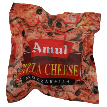 Amul Mozzarella Pizza Cheese Block, 200 G Pouch(Savers Retail)