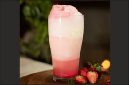 Strawberry Icecream Soda