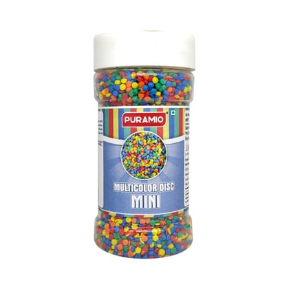 Puramio Multicolor Disc - Mini For Cake Decoration, 125 gm