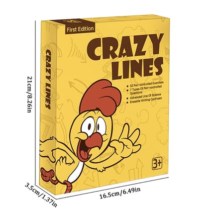 Montessori Sensory Tracing Workbook | Crazy lines - first edition