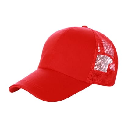 Outdoor Sun Hat Sun Protection Cap-Red / adjustable
