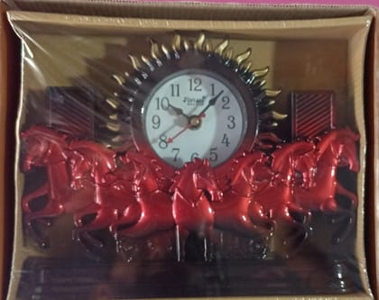 VINAYAK COLLECTION 7 horse Clock for home