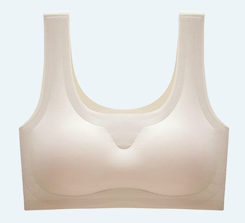 Stretchable, Seamless Natural Lift Bra-28B / Beige