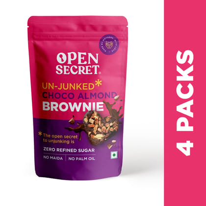Choco Almond Brownie-Pack of 4