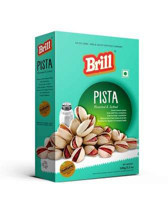 Brill Roasted & Salted Pistachios 100 g